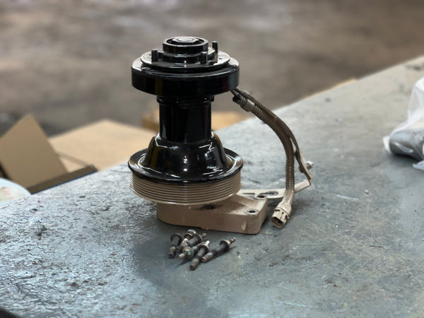 Cummins QSB 6.7 Fan Clutch Pulley Part # 3914462, with Mounting Bolts