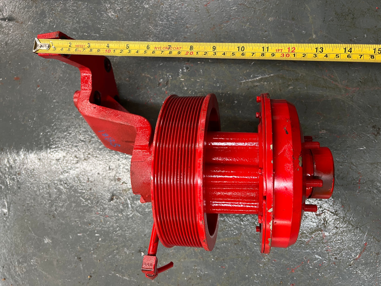 Cummins ISX15 Borg Warner Fan Clutch # 1090-09600-01B, Pulley # 010022998, Base # 010022563 For Sale