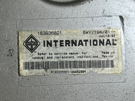 International DT466E ECM/ECU/PCU/PCM Part # 1839368C1