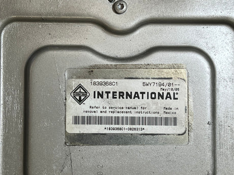 International DT466E ECM/ECU/PCU/PCM Part # 1839368C1, 1842443C95