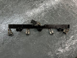 2004 Isuzu 4HK1-TC Denso 5471 / 7031 Fuel Injectors w/ Glow Plugs & Wiring Harness w/ Bolts
