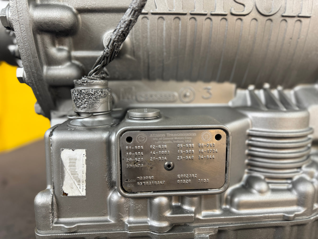 Allison MD3060 P Transmission For Sale w/ PTO Prov