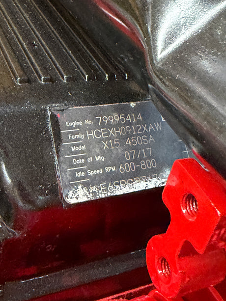 2017 Cummins X15 Diesel Engine For Sale, CPL: 4342