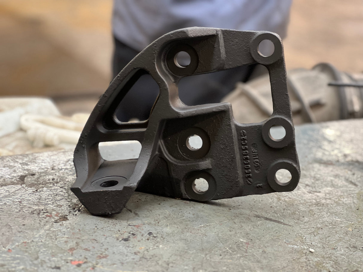 International / Navistar Rear Offset Passenger's Side Engine Support Bracket Part # 3606385C2 For Sale, Off Cummins X15
