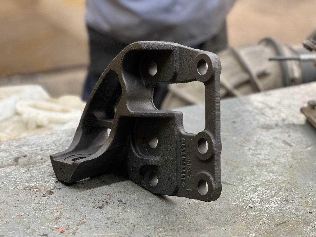 International / Navistar Rear Offset Passenger's Side Engine Support Bracket Part # 3606385C2 For Sale, Off Cummins X15
