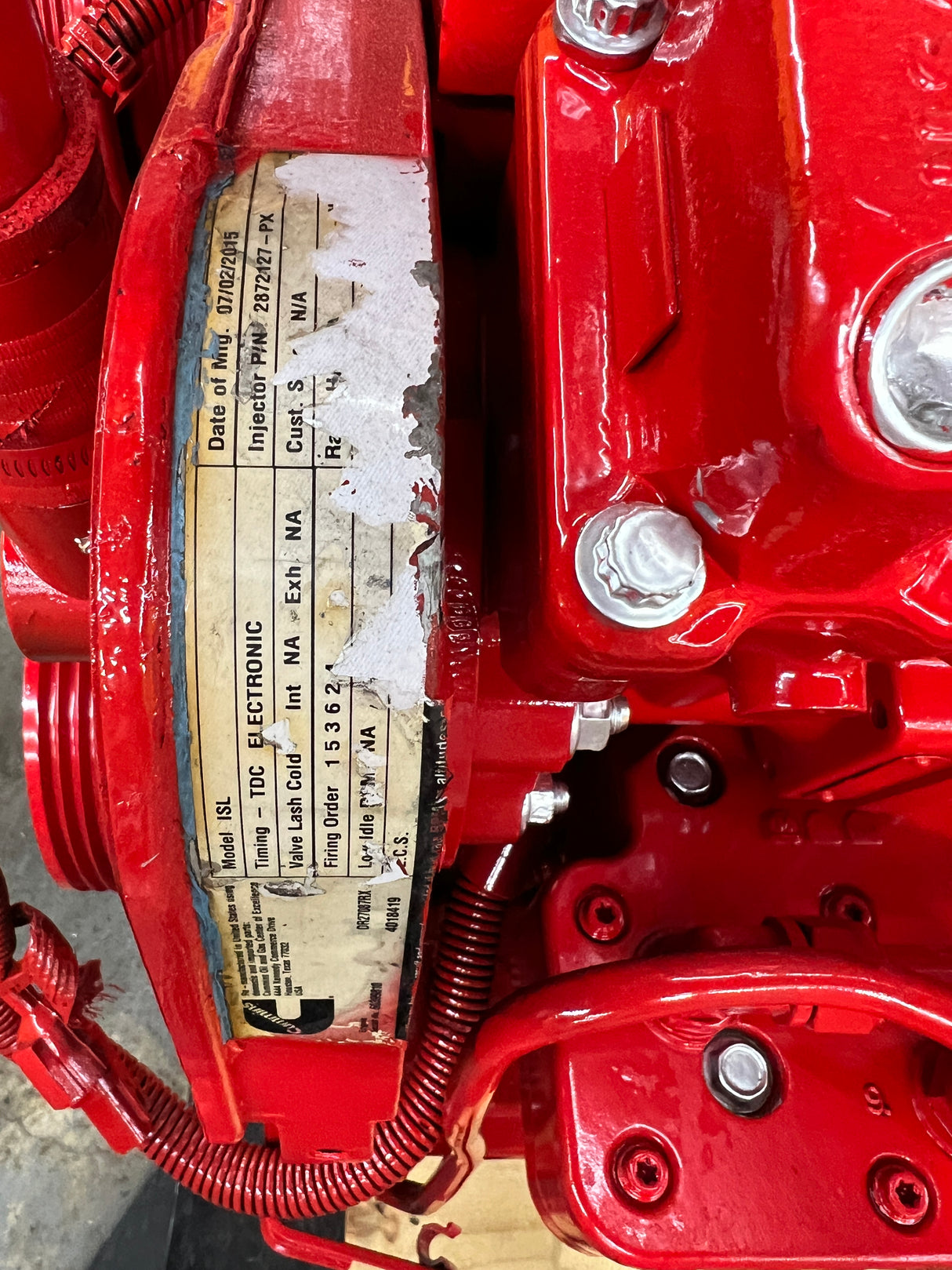 2009 Cummins ISL Diesel Engine For Sale, CM2150 CPL 0915