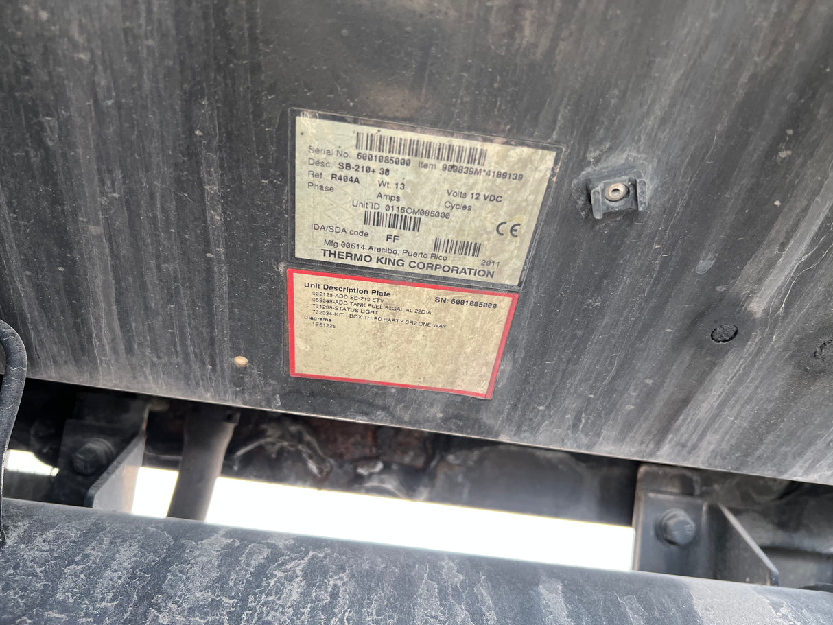 2011 Thermo King SB-210+ Model 30 Reefer Signal-Temperature Trailer Unit For Sale