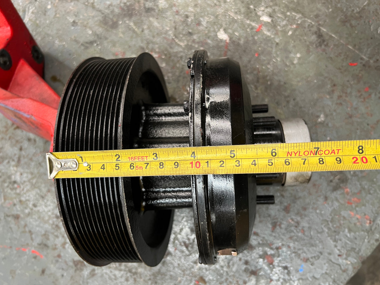 Cummins Borg Warner Fan Clutch Part # 1090-09500-01B For Sale, Pulley P/N 43862, Base P/N 43860