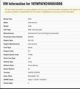 2004 International 4200 SBA - SET-BACK-AXLE Cab