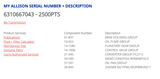 2006 Allison 2500PTS Transmission For Sale, BUS