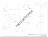 FREIGHTLINER 04-15653-000 ELBOW EXHAUST PIPE