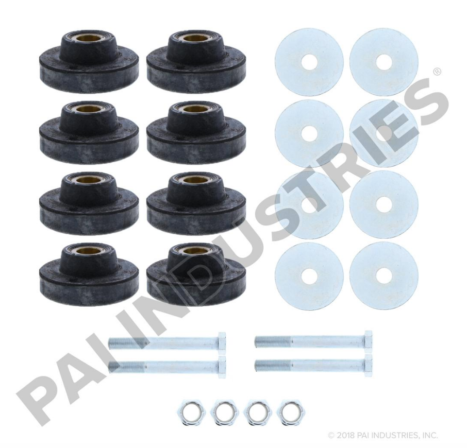 Rear Engine Mount Insulator Kit for R RD Mack 204SX389 - CA Truck Parts, Inc.