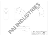 MACK ELBOW EXHAUST PIPE 4ME22013
